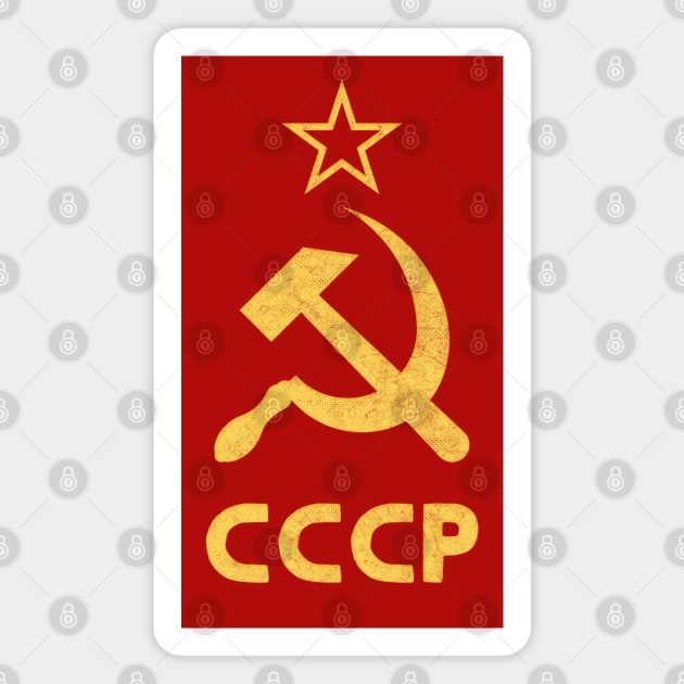 CCCP ///////// Soviet Vintage Style Design Magnet by DankFutura